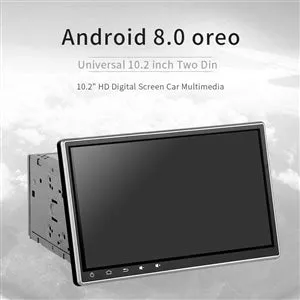 10.2" UNIVERSAL HEAD UNIT DOUBLE DIN WITH ANDROID 8.0 CAR STEREO W-O DVD