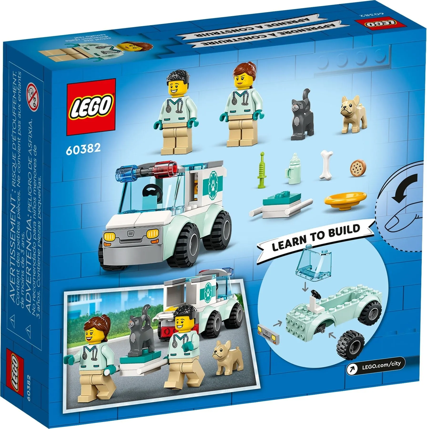 LEGO 60382: City: Vet Van Rescue
