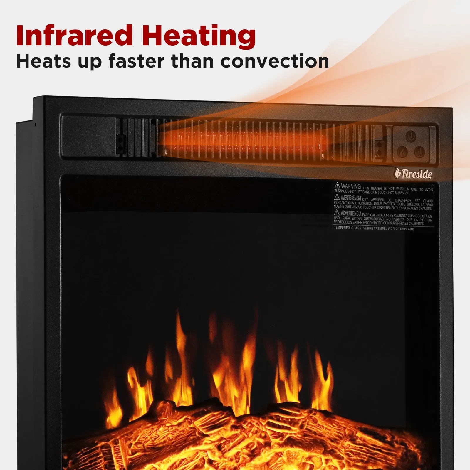 (Open Box) Fireside FS18 Electric Fireplace Insert
